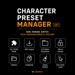 Character Preset Manager (CET)