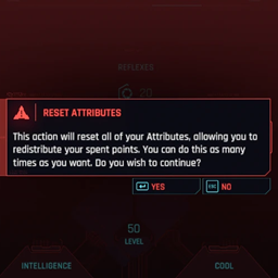 Reset Attributes always available — Redscript