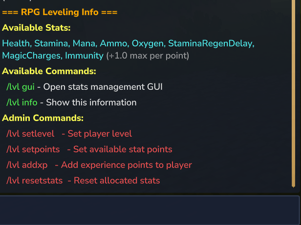 RPG Leveling And Stats/Skills — изображение 6