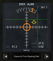 Docking Port Alignment Indicator