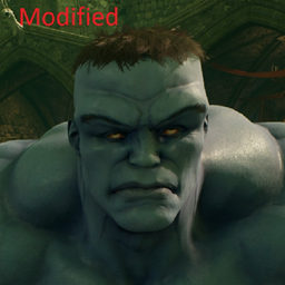 Hulk modded head