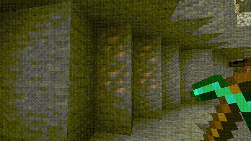Демонстрация Vein Miner