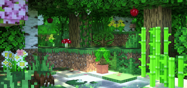 Better Foliage Addon/Texture Pack for Bedrock(Cherry Leaves Update!) — изображение 1