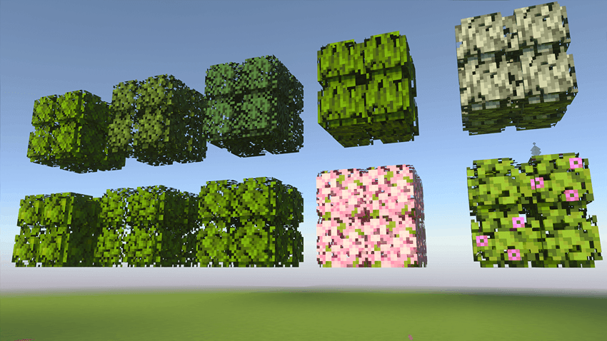 Better Foliage Addon/Texture Pack for Bedrock(Cherry Leaves Update!) — изображение 8