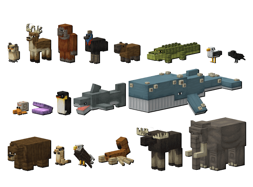 Новые животные в Core Craft