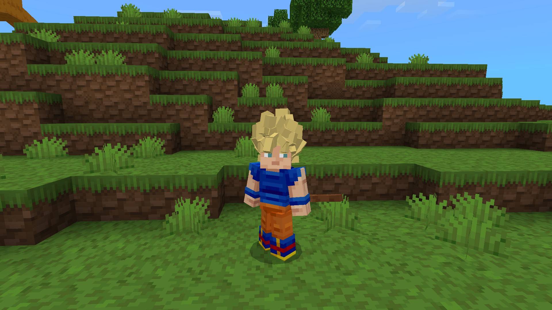 Сцена из Dragon Evolution в Minecraft