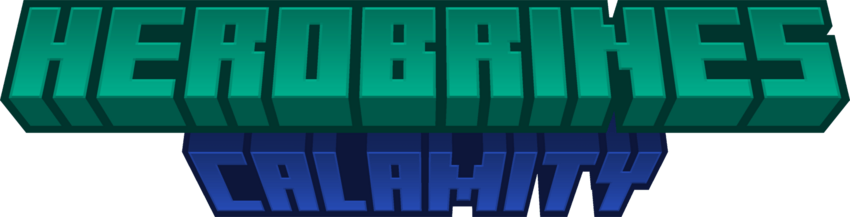 Логотип мода Herobrines Calamity