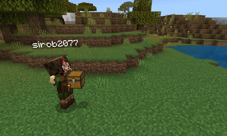 Перенос объектов в Minecraft