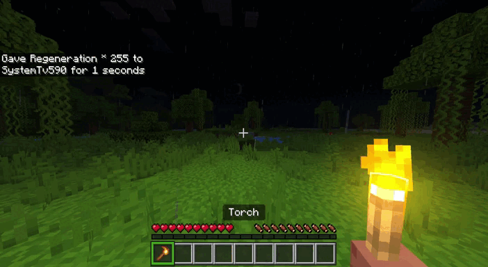 Динамическое освещение Torch OffHand
