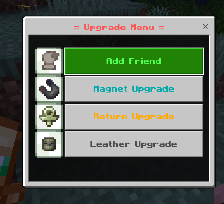 Доступ к рюкзаку для друзей