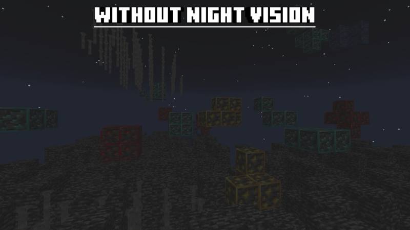 Подсветка руд в Minecraft