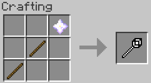 Stick + Stick + Nether Star = Unbreakable Builder's Wand
