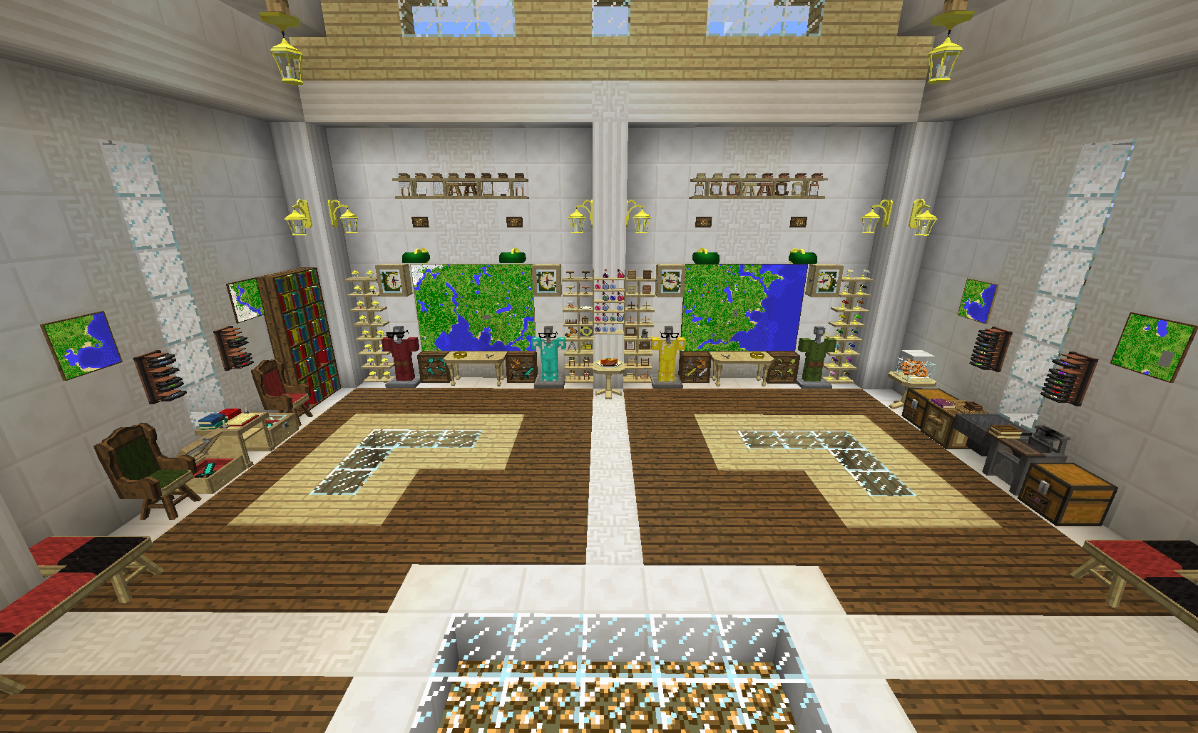 Пример использования блоков BiblioCraft