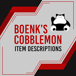 Boenk’s Cobblemon Item Descriptions