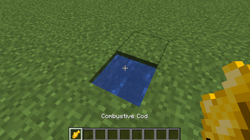 Охлаждение Combustive Cod в воде