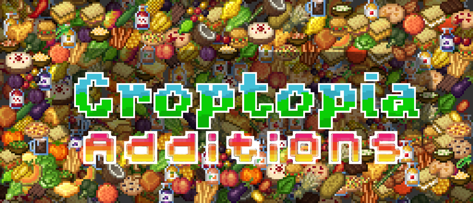 Иллюстрация нововведений Croptopia Additions