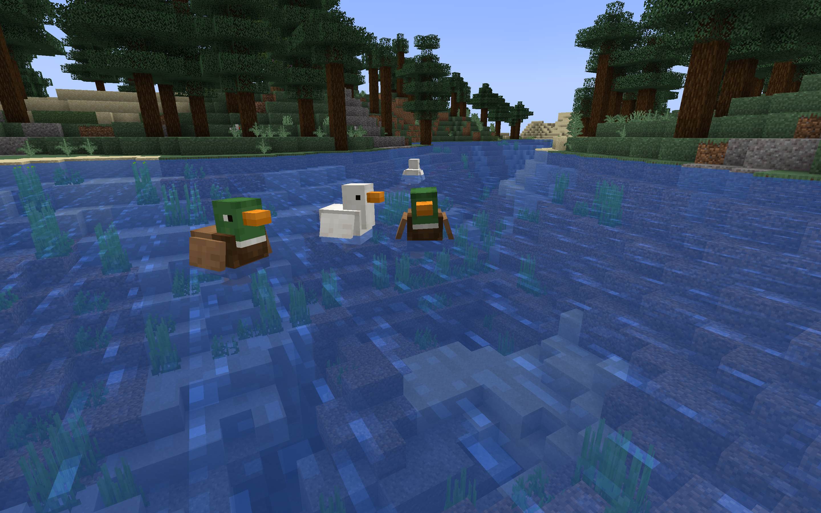 Утки в Minecraft