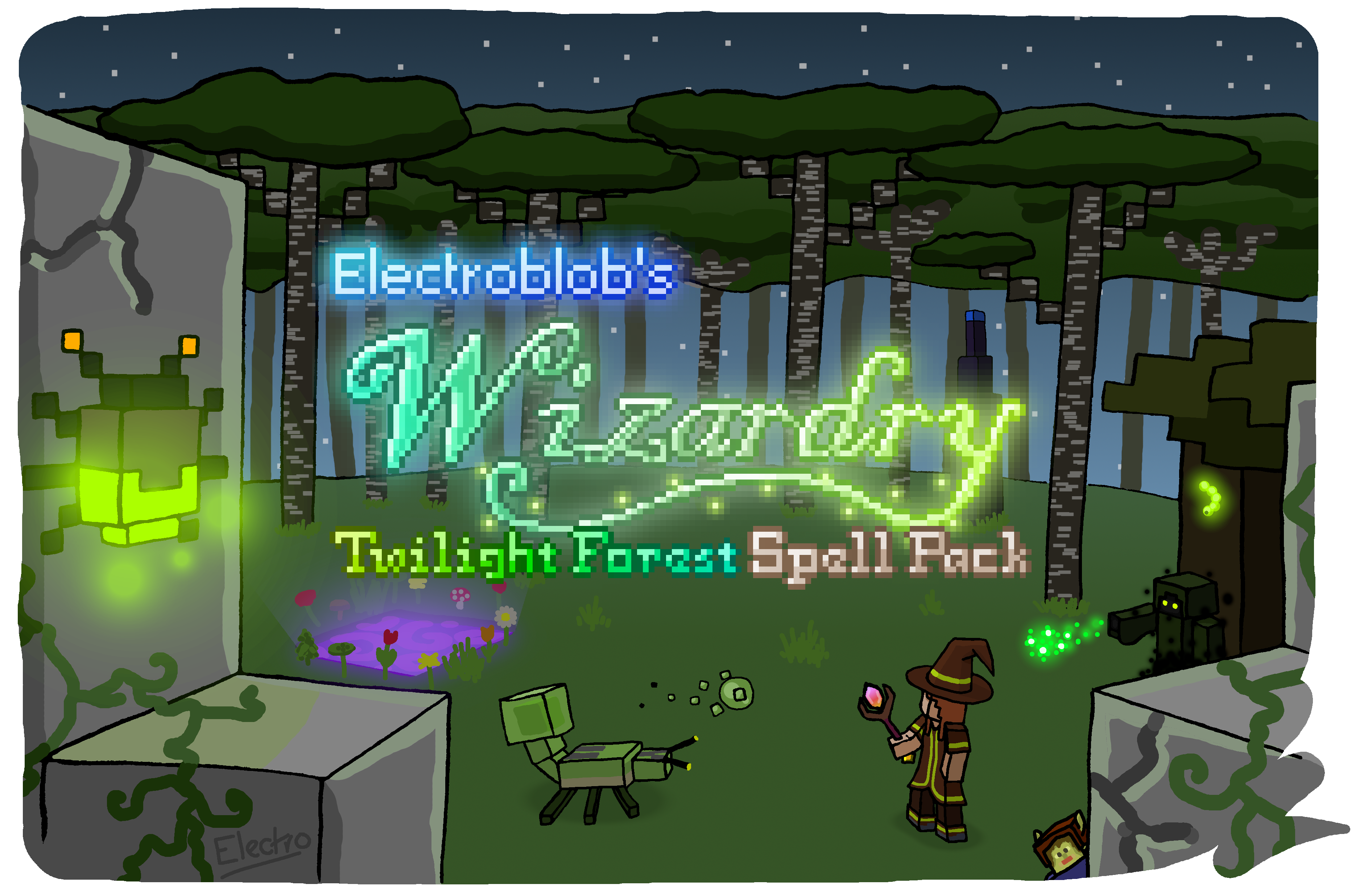 Electroblob’s Wizardry: Twilight Forest Spell Pack — изображение 1
