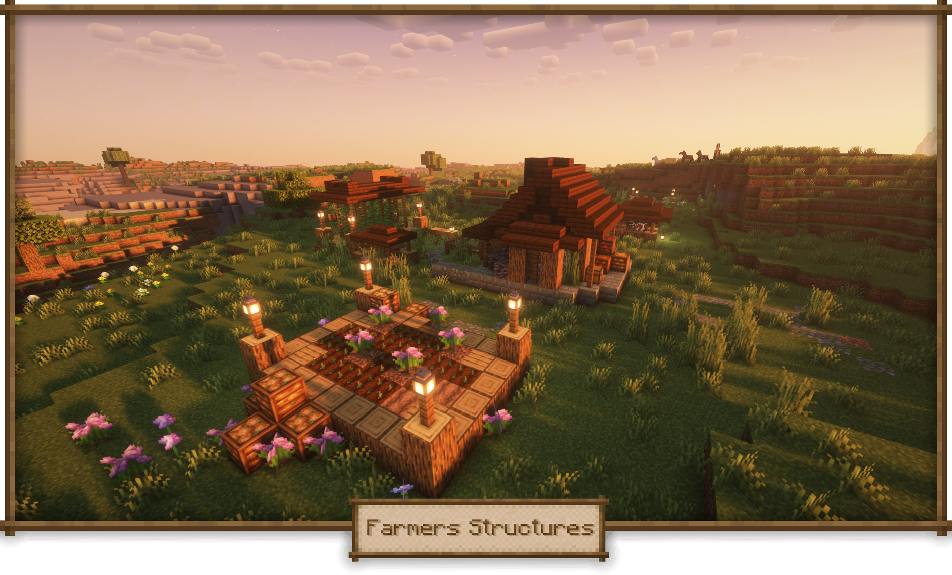 Пример построек Farmers Structures