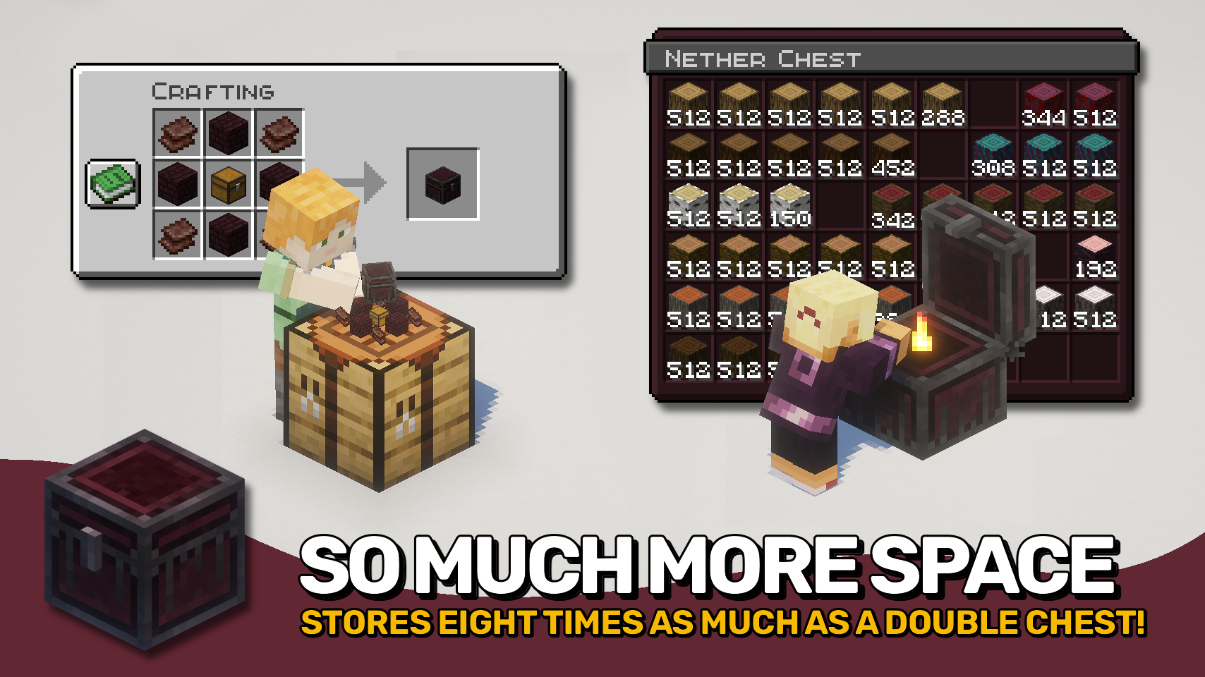 Интерфейс сундука Nether Chested