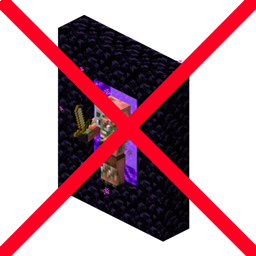 No More Piglin Portal Spawning