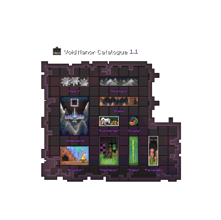 Void Manor Catalogue