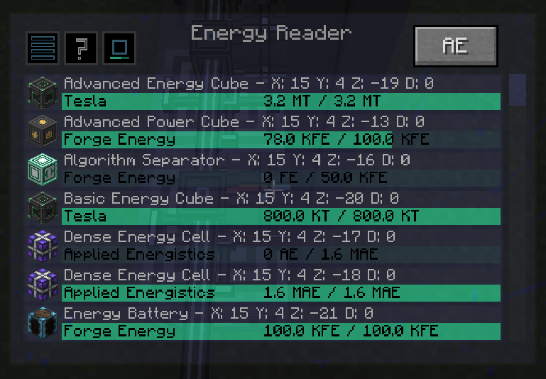 Energy Reader GUI