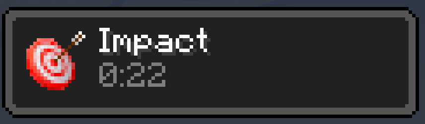 Пример эффекта Impact