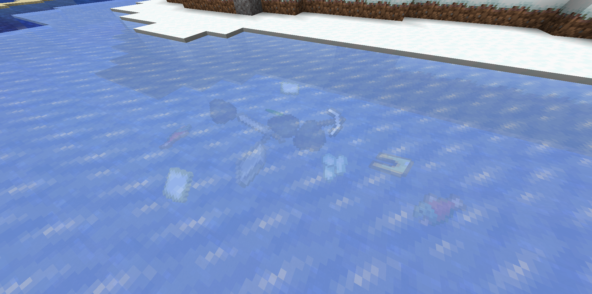 Редкий лед в Minecraft