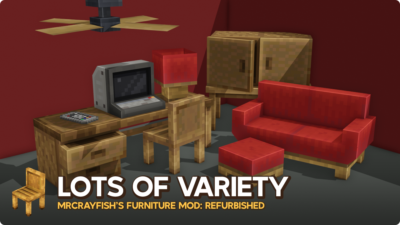 MrCrayfish’s Furniture Mod: Refurbished — изображение 9