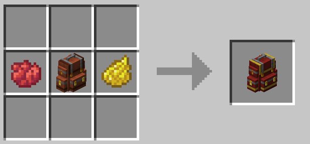 Backpack color crafting