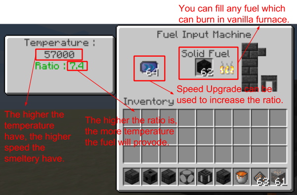 Fuel Input Machine в работе