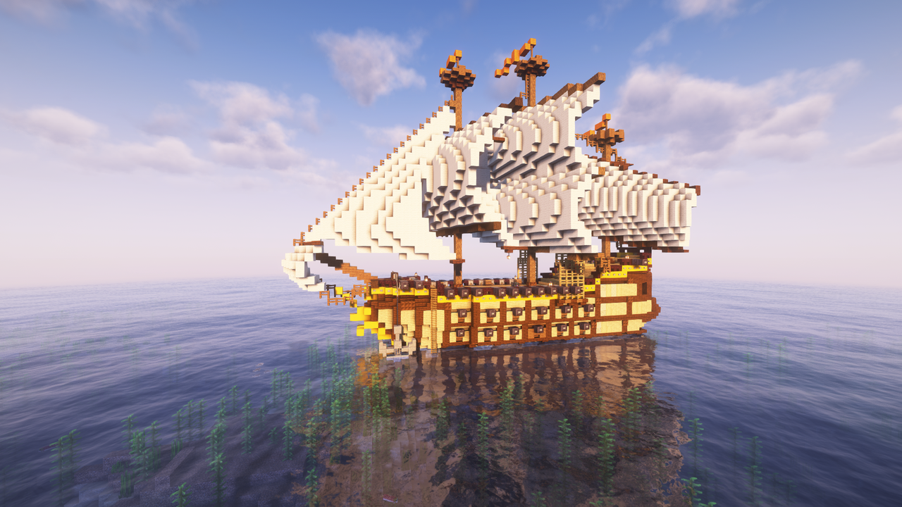 Вид на Unicorn Galleon