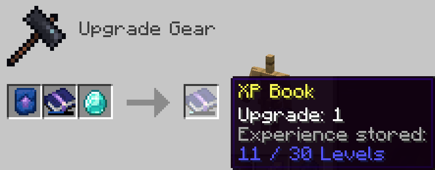 Улучшение XP Book уровень 1