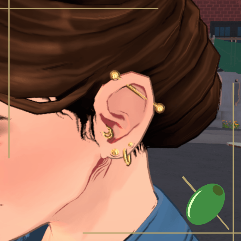 Lana Bar Ear Piercings — изображение 1
