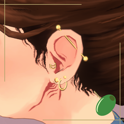 Lana Bar Ear Piercings