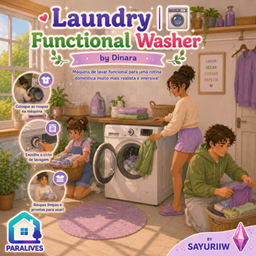 Laundry | Functional Washer by Dinara — Tradução PTBR