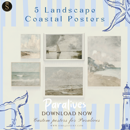 Sims4Luxury — 5 Landscape Coastal Posters