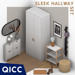QICC — Sleek Hallway Set