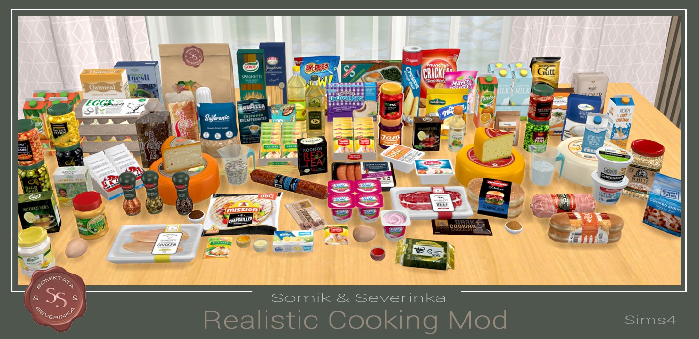 Иллюстрация мода Realistic Cooking Mod