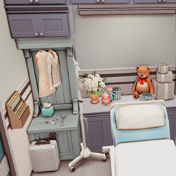 🏥Realistic Willow Creek Hospital with Pandasama (child birth mod) — SIMS 4👶🍼