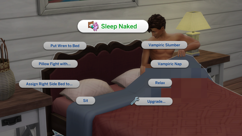 Взаимодействие Спать голышом