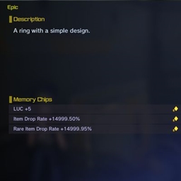 Increase Item Drop Rate Accessory Chip