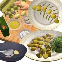Child Friendly Chicken Bites Dish