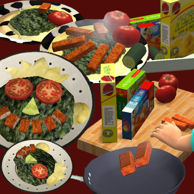 Child Friendly Spinach Smiley Dish — изображение 1