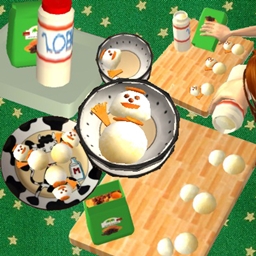Snow Man Dish