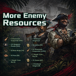 More Enemy Resources