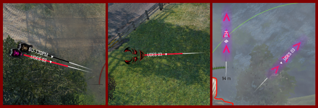 Разные индикаторы Damage Indicators