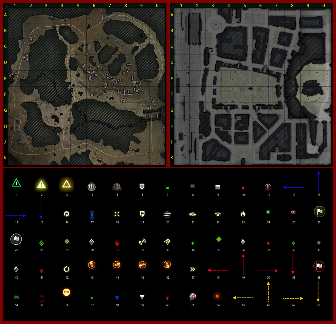 Desktop Maps + Icons