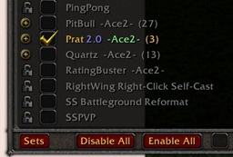 Addon Control Panel
